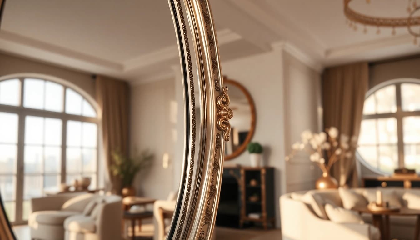 Showcase of bespoke mirror designs at https://merithome.co.uk highlighting elegance and modern decor.