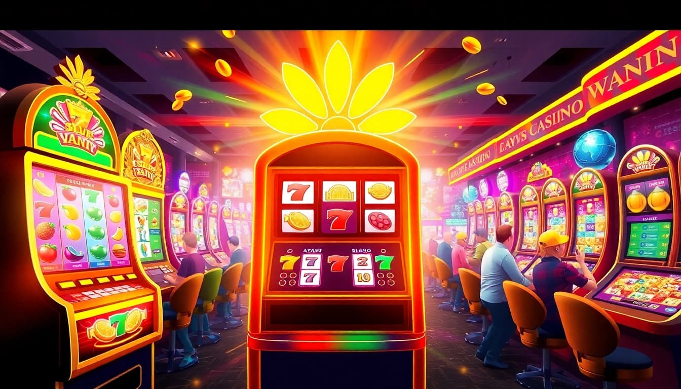 Slot gacor yang menarik dan penuh energi dalam suasana kasino online yang mengasyikkan.