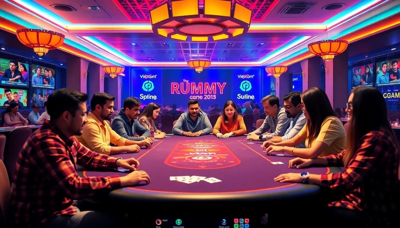 Rummy nabob showcases players enjoying engaging online rummy games with excitement and competition.