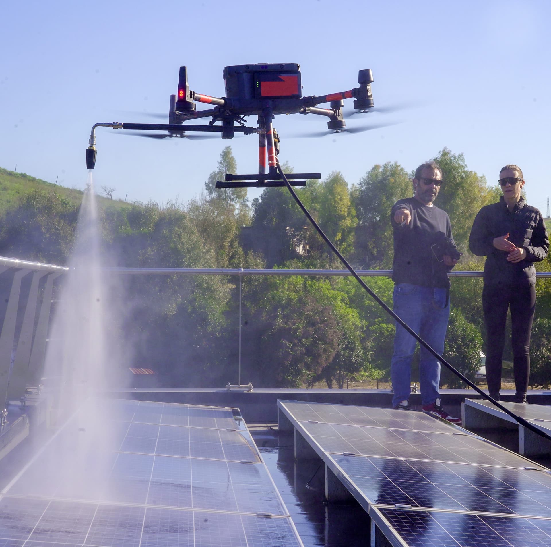 Autonomous Drone Cleaning System for Commercial &amp; Industrial Efficiency | Foxtech