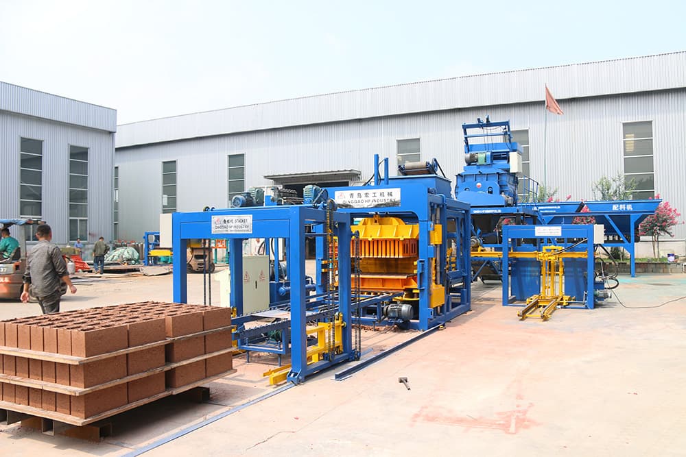 Automatic Paver Block Making Machine for Road Construction