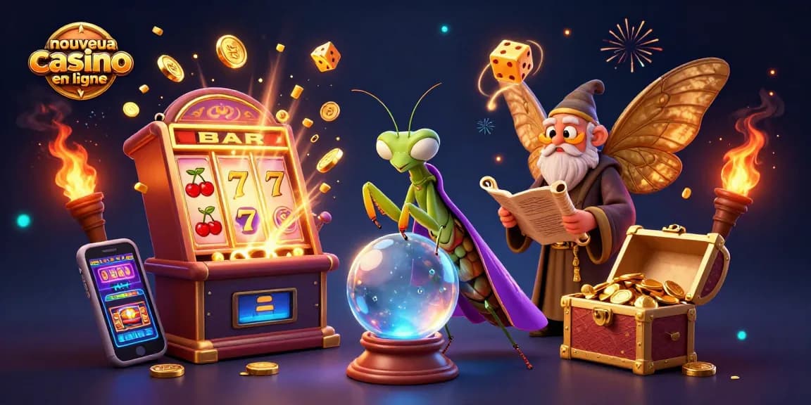 Visitez le nouveau casino en ligne avec une machine à sous vibrante et des personnages captivants.