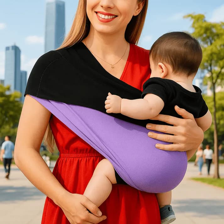 Bébé portage écharpe : pratique, sécurisé et confortable pour bébé