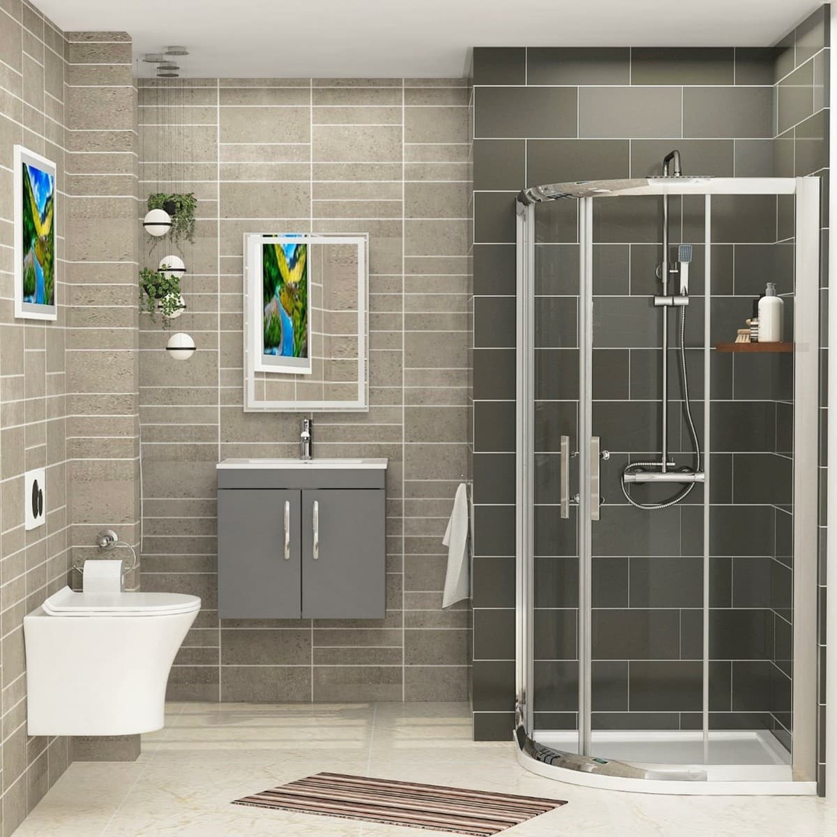 Cabine de douche intégrale : styles et matériaux disponibles