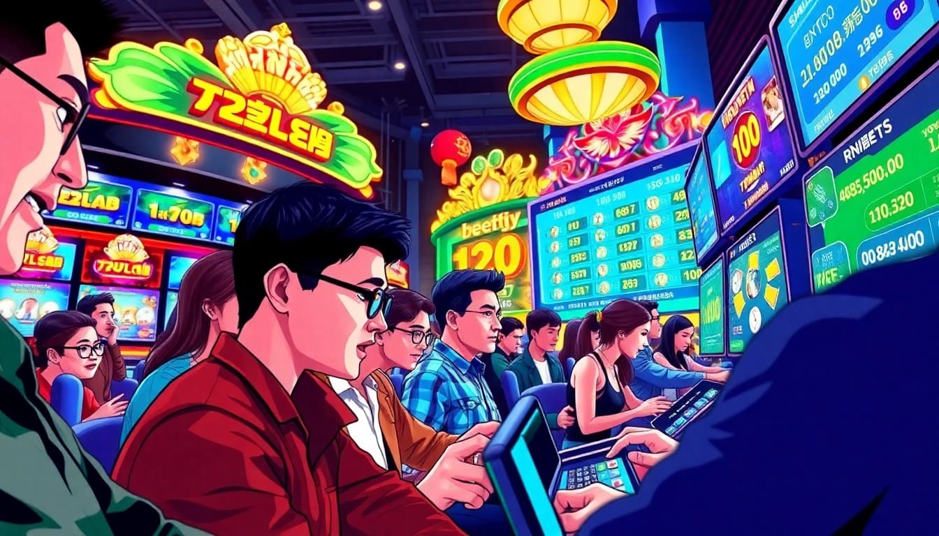 Mainkan bolahiu game dengan pemain yang terlibat dalam suasana kompetitif dan energik.