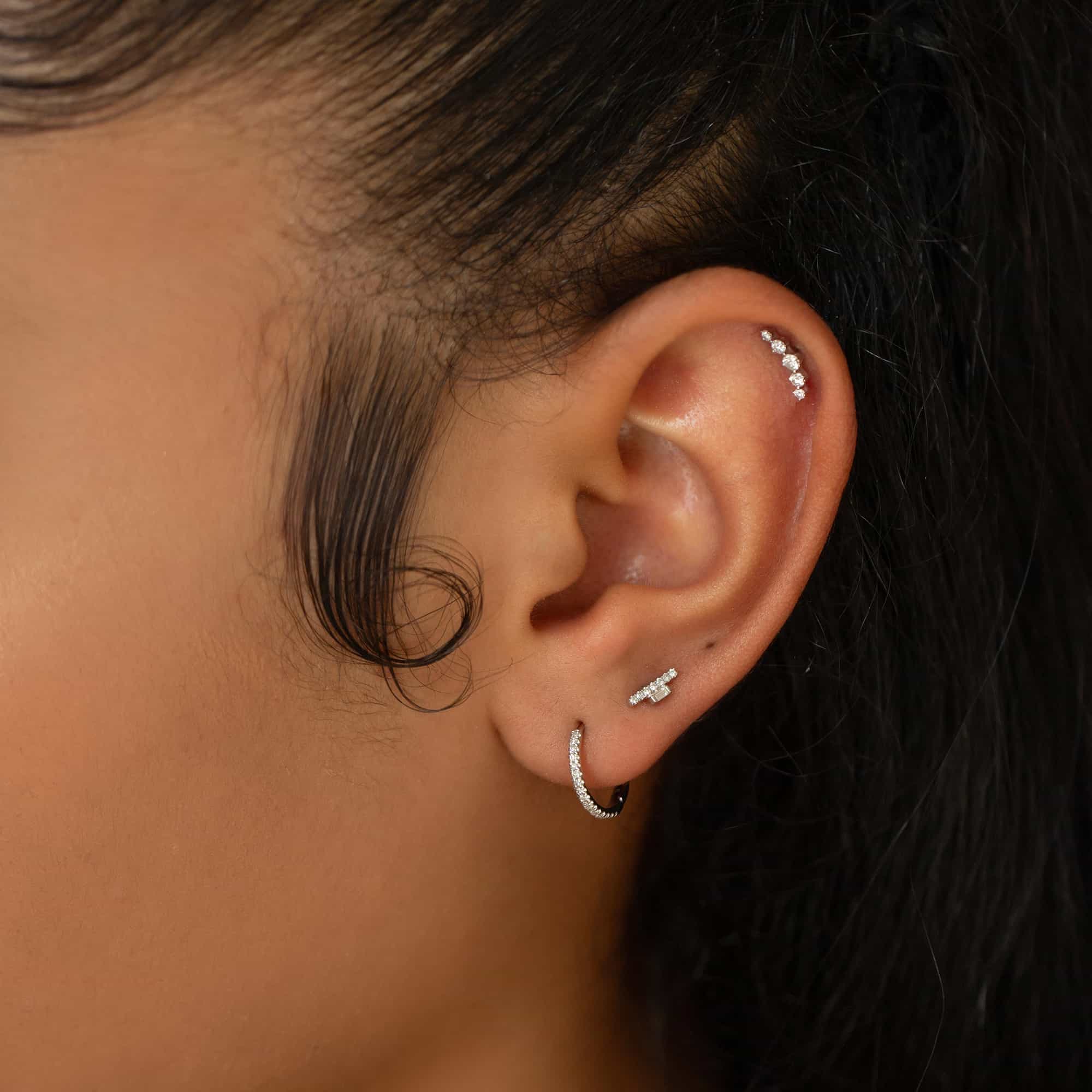 Valentine’s Day Diamond Cartilage Earrings UK: Sparkle with Love