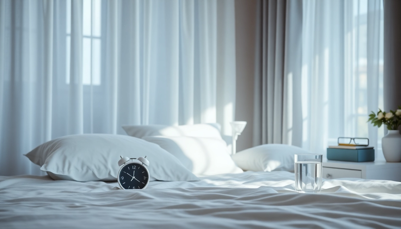 Enhance your Sleep lean routine with a serene bedroom ambiance encouraging restful sleep.