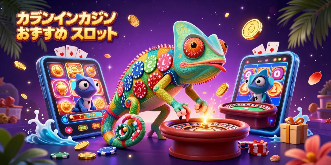オンラインカジノ おすすめ スロットで、カジノの魅力を楽しむシーン。