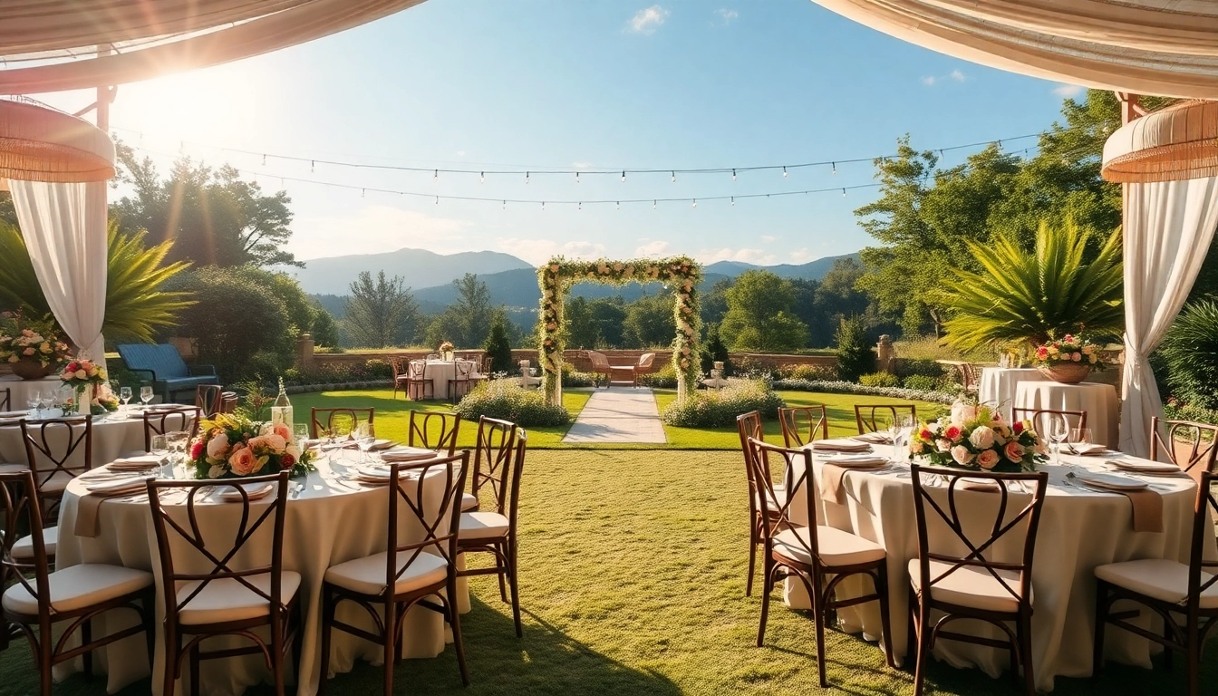 Stowe Venue Hire features a beautifully decorated event space ideal for weddings.