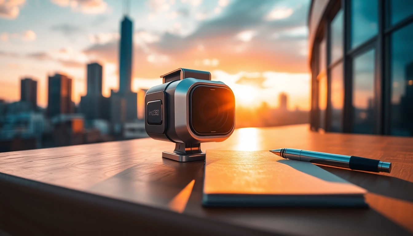 Capture moments with the Insta360 camera showcasing urban exploration at golden hour.