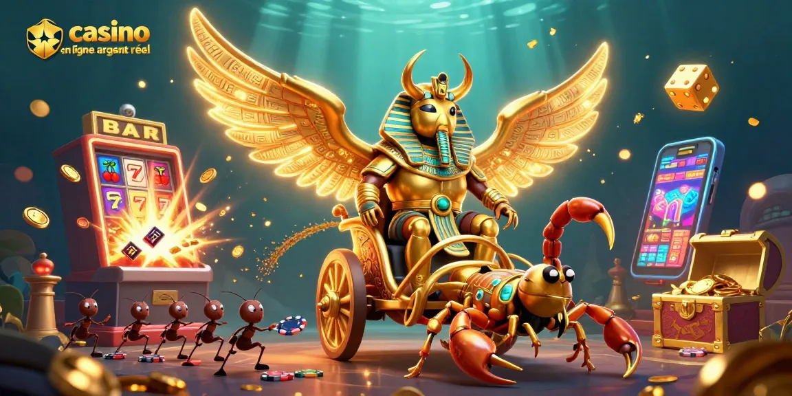 Gagnez des jackpots dans un casino en ligne avec argent réel grâce à des illustrations captivantes.