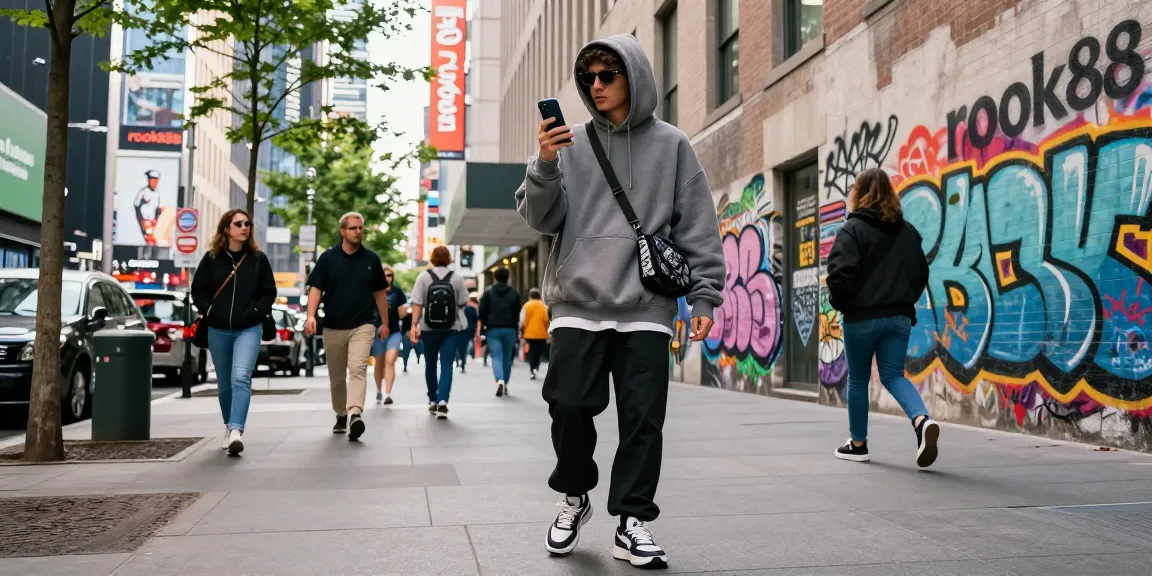 Urban lifestyle moment with trendy fashion featuring rokok88.