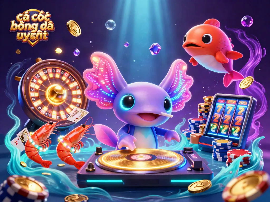 Cá cược bóng đá uy tín cùng hình ảnh 3D vui nhộn với DJ và động vật biển nhảy múa