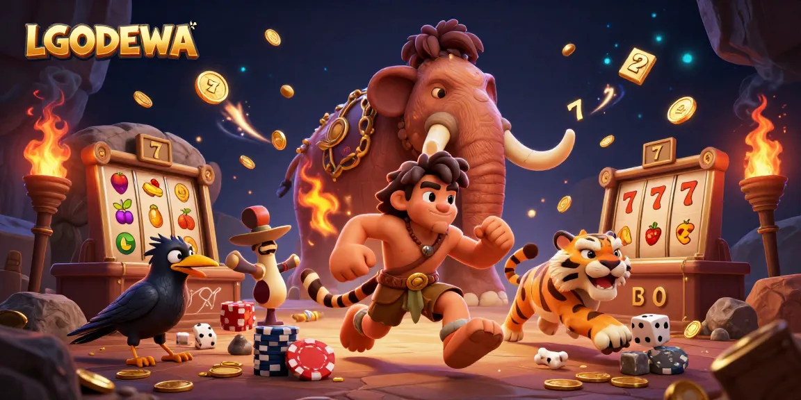 Experience thrilling casino action with LGODEWA's vibrant slot machines and character excitement.