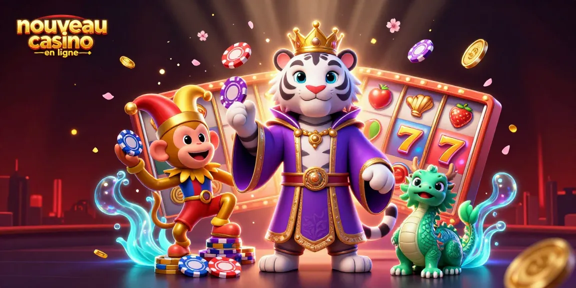 Gagnez au nouveau casino en ligne avec des personnages 3D animés et des jeux de hasard vibrants.