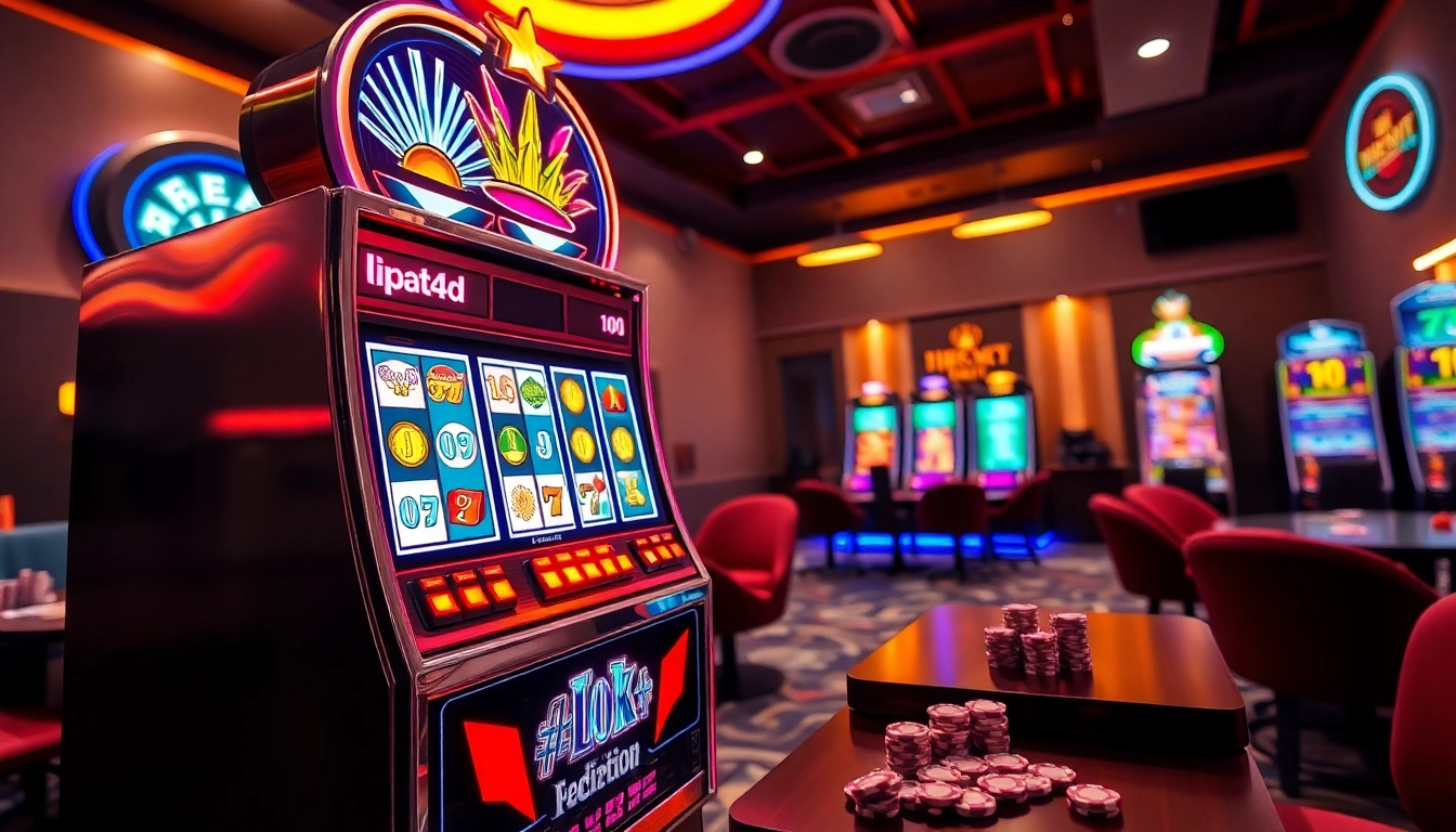 Menangkan hadiah besar dengan lipat4d slot mesin di arena permainan yang ceria.