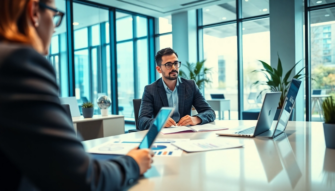 Engaging finance consultation at www.cambioml.com showcasing a professional advisor.