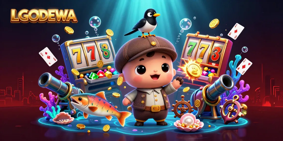 Spin the reels at LGODEWA and discover vibrant animations with playful characters and jackpot elements.