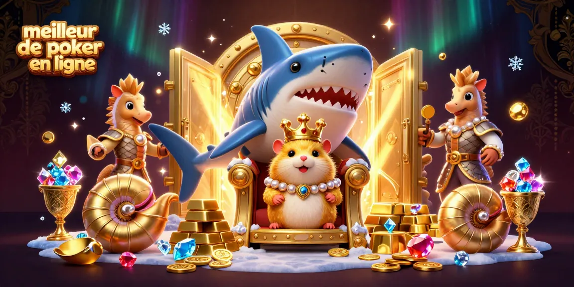 Jouez sur le meilleur site de poker en ligne et découvrez une illustration captivante de l'ambiance luxueuse.