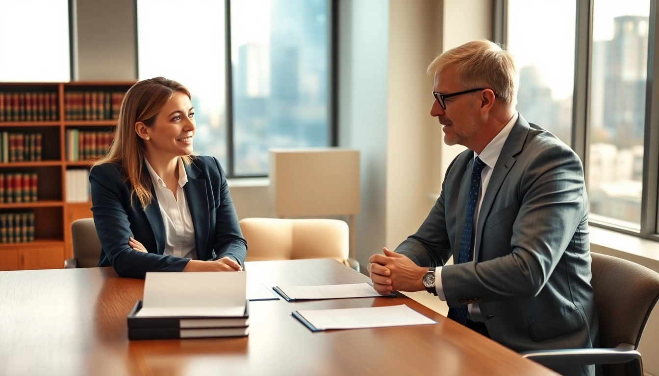 Engage with a professional personal injury lawyer from https://www.chriseadslegal.com in a modern office.