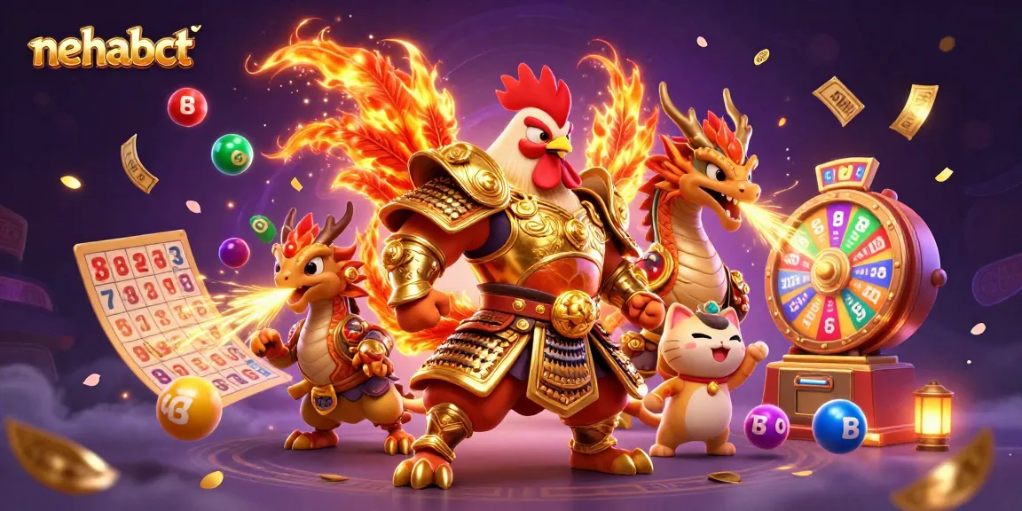 Experience the excitement of nehabct with a vibrant 3D illustration of gaming adventure