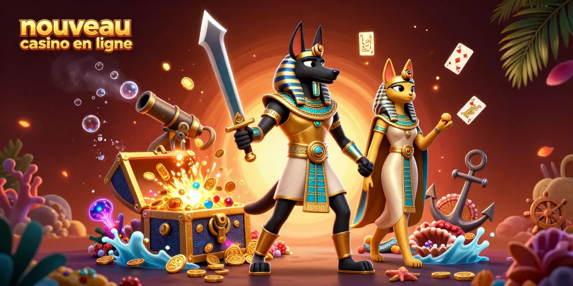 Jouer sur un nouveau casino en ligne et dépenser ses gains avec des personnages mythologiques égyptiens.