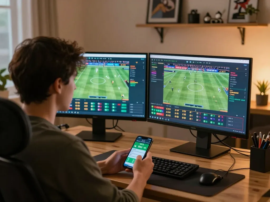 Engaging online sports betting experience with MB88 app and live odds tracking.
