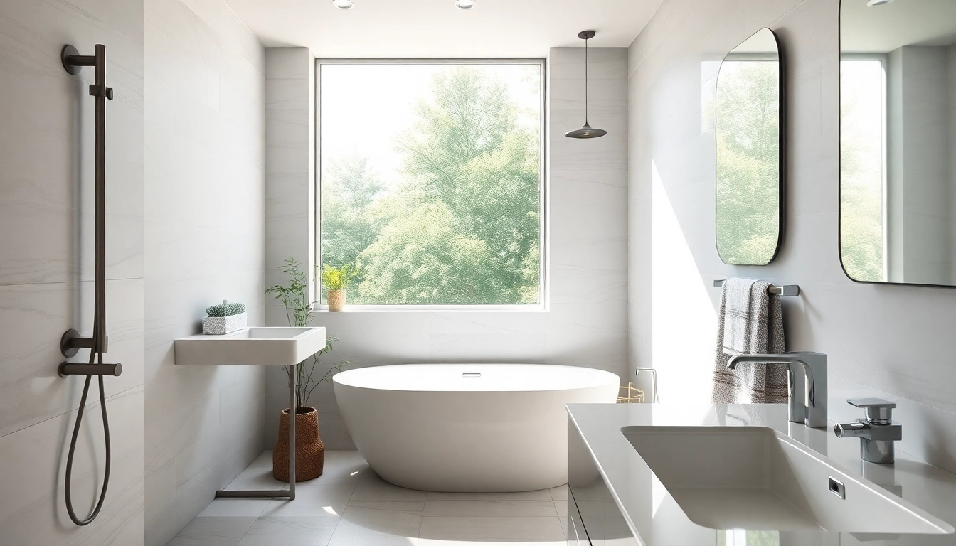 Revitalize your space with a stunning bathroom remodel showcasing elegant designs and modern fixtures.