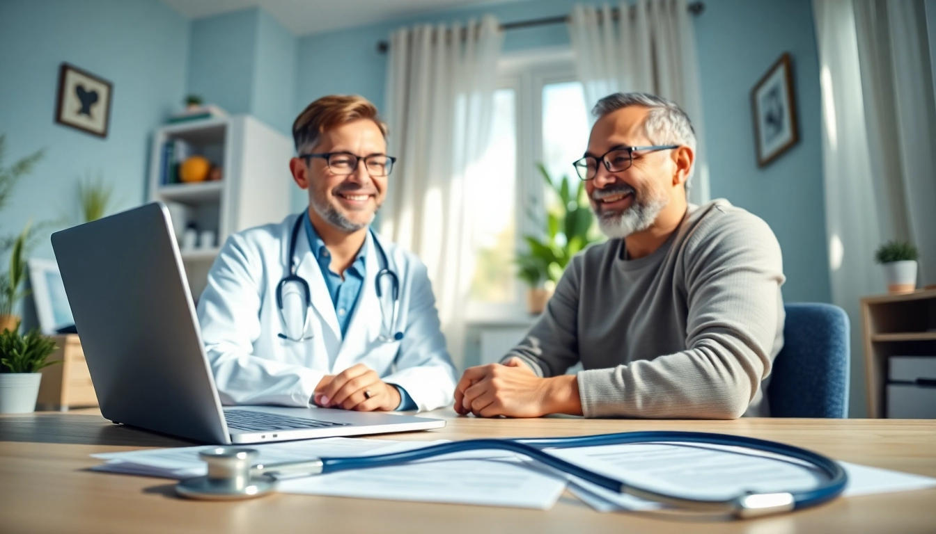 Engage in an affordable online doctor consultation with a healthcare provider using video chat in a cozy setting.