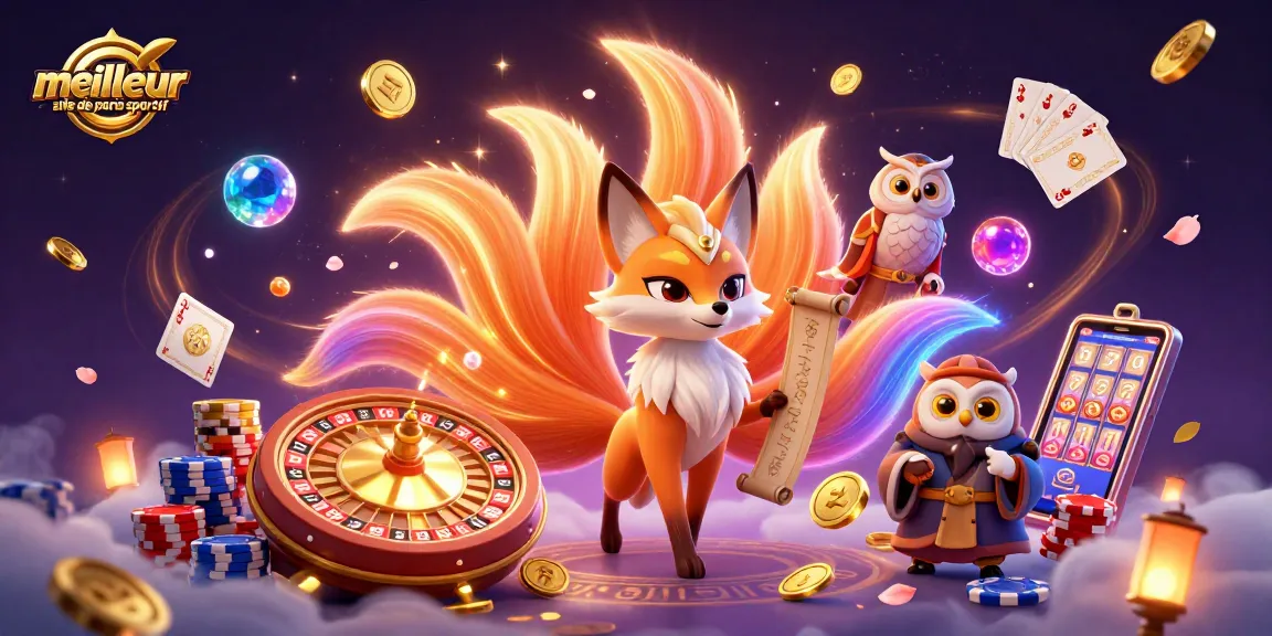 Pariez sur le meilleur site de paris sportif avec une illustration dynamique de personnages de casino.