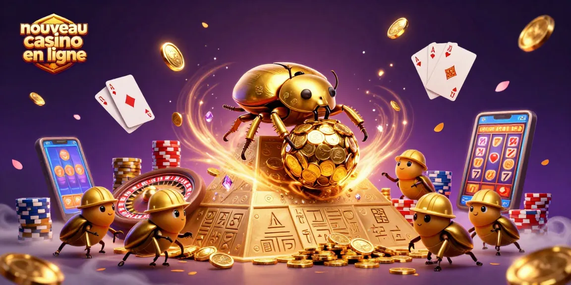 Jouer et gagner avec des bonus dans un nouveau casino en ligne captivant.