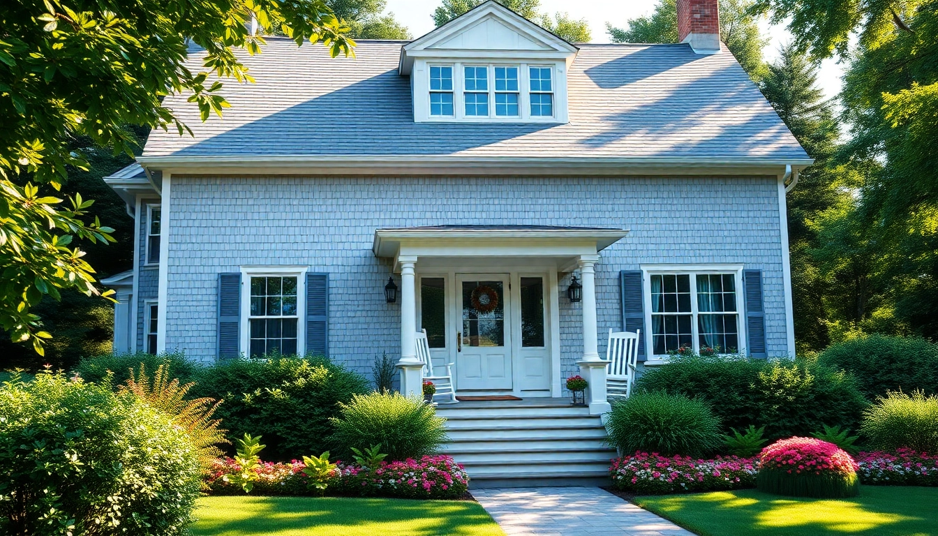 Enhance your understanding of a stunning cape cod home with inviting outdoor spaces and natural elements.