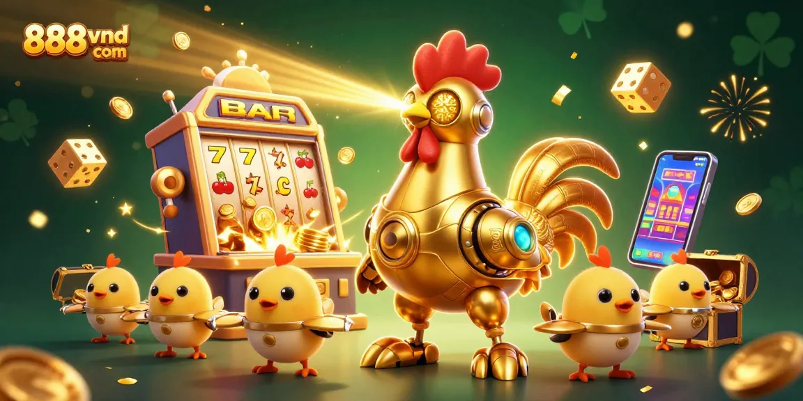 Engage in thrilling gameplay with 888vnd com's vibrant slot games and jackpots bursting with coins.
