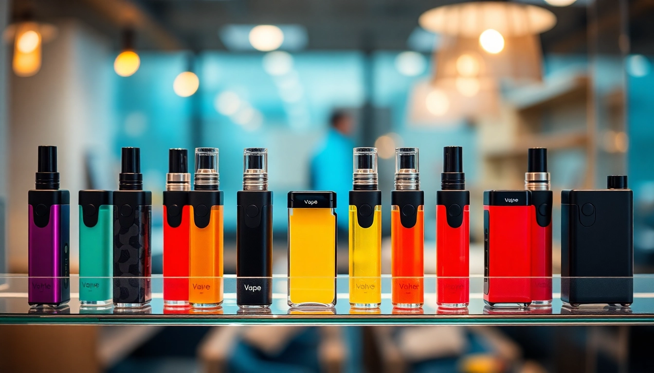 Discover vapes without nicotine in an inviting display of vibrant flavors and modern designs.