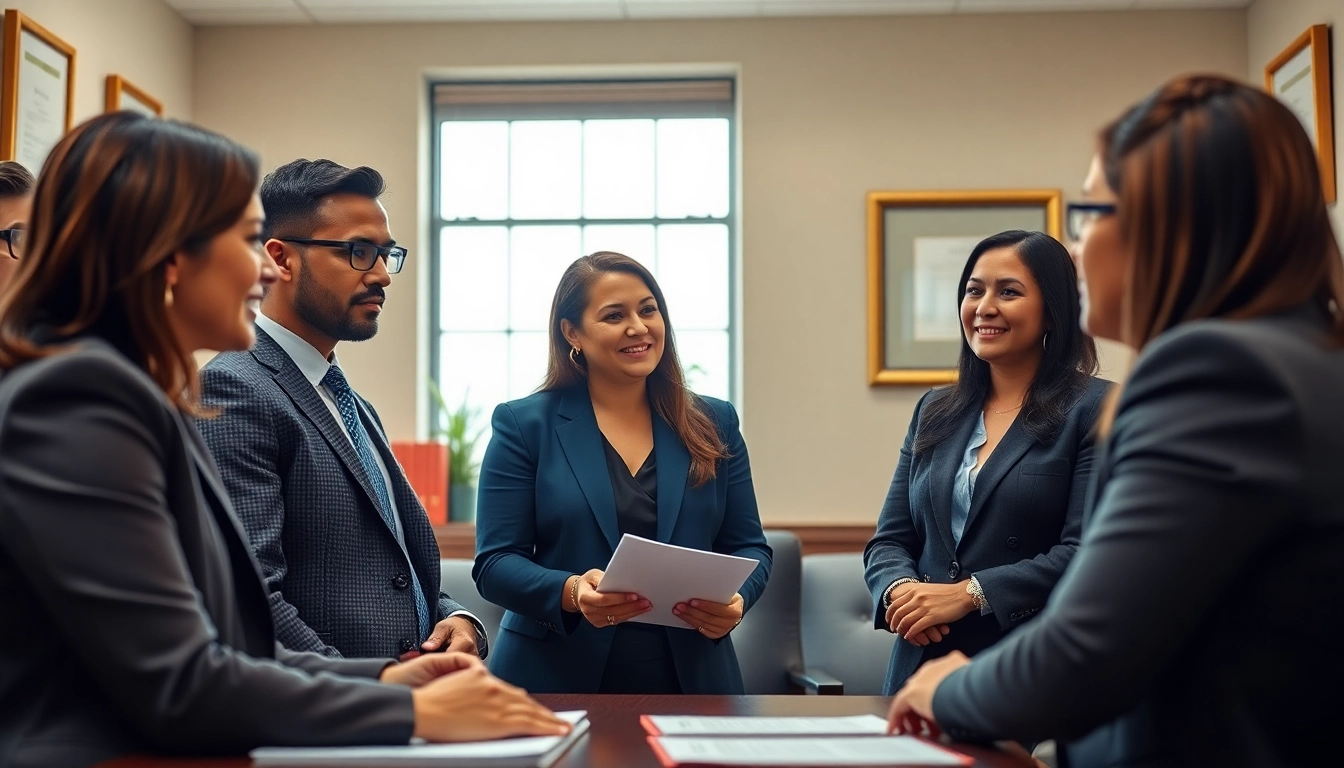 Seattle Social Security Disability Lawyers consulting with a client in a professional environment.
