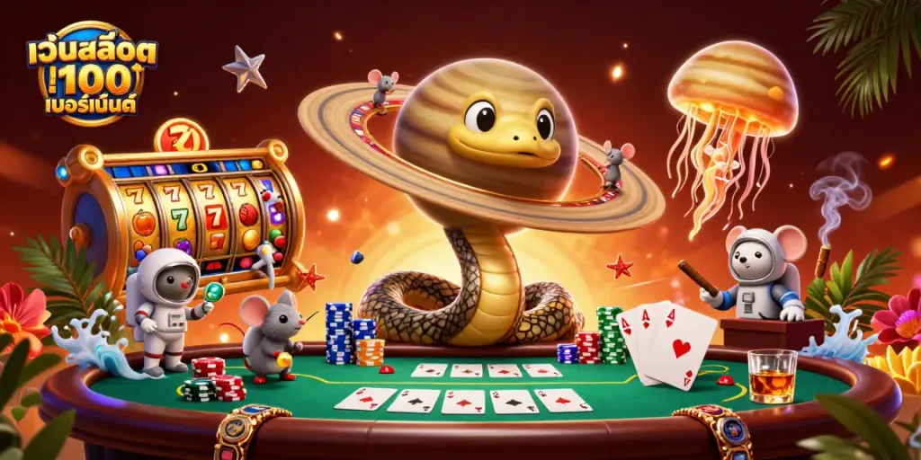 เกมสล็อต เว็บสล็อต แท้ 100 เปอร์เซ็นต์ กำลังเดิมพันโดยหนูอวกาศในบรรยากาศที่น่าตื่นเต้น