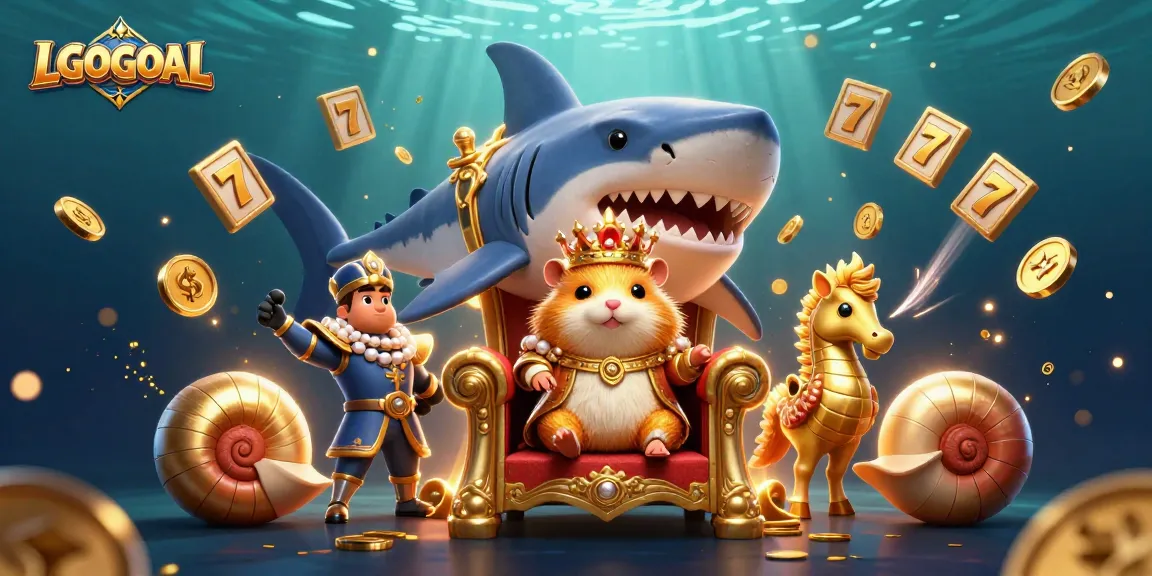 Experience winning thrills at LGOGOAL with a golden hamster king in an exciting slot adventure.