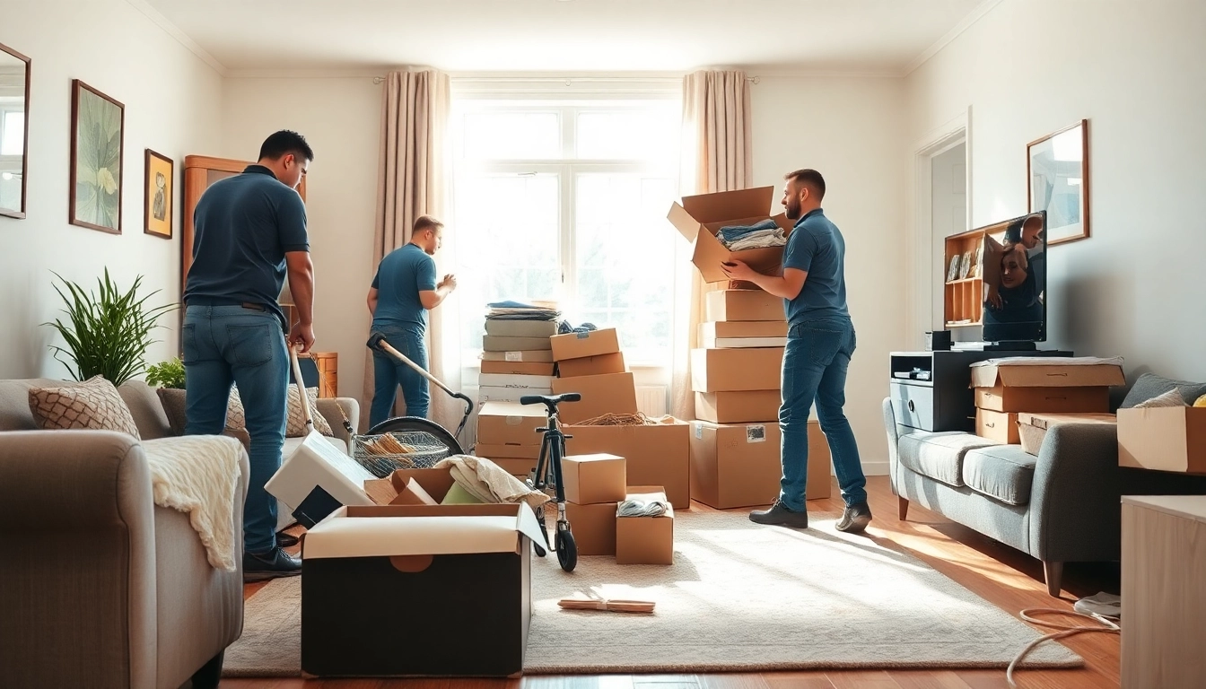 Efficient same day junk removal Nashville service decluttering a home environment.