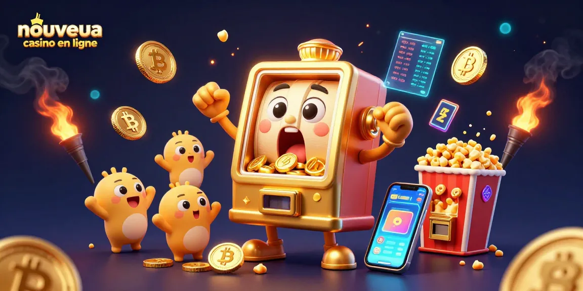 Nouveau casino en ligne : Découvrez la machine à sous dorée gagnant un jackpot incroyable au milieu d'éléments de jeux de crypto-monnaie.
