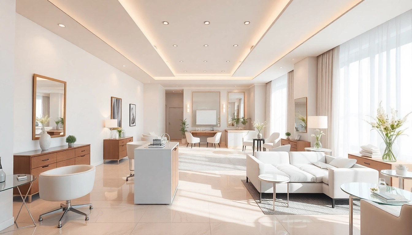 Kirkegaard Aesthetics bietet eine professionelle Atmosphäre in der ästhetischen Klinik.