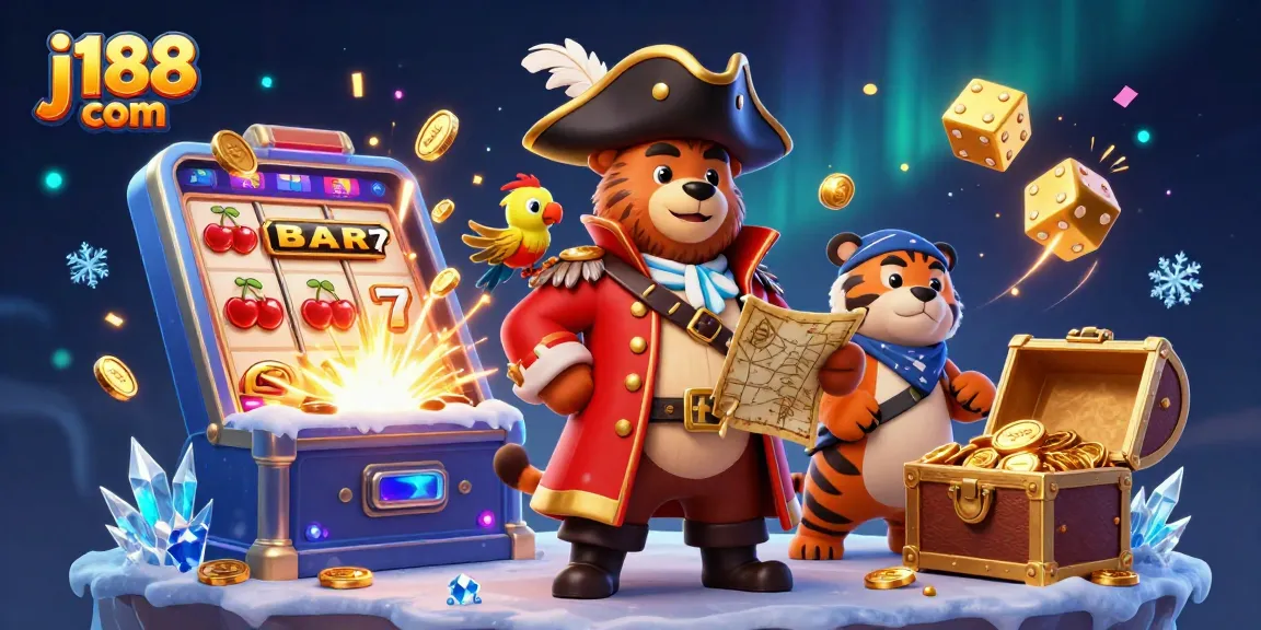 Play exciting casino games at j188 com with colorful slots and jackpot scenes.