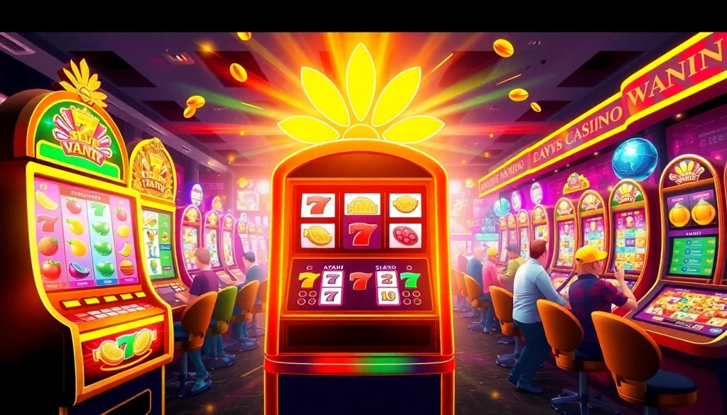 Slot gacor yang menarik dan penuh energi dalam suasana kasino online yang mengasyikkan.