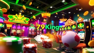 79King Online Gambling Platform with Casino Elements and Visuals