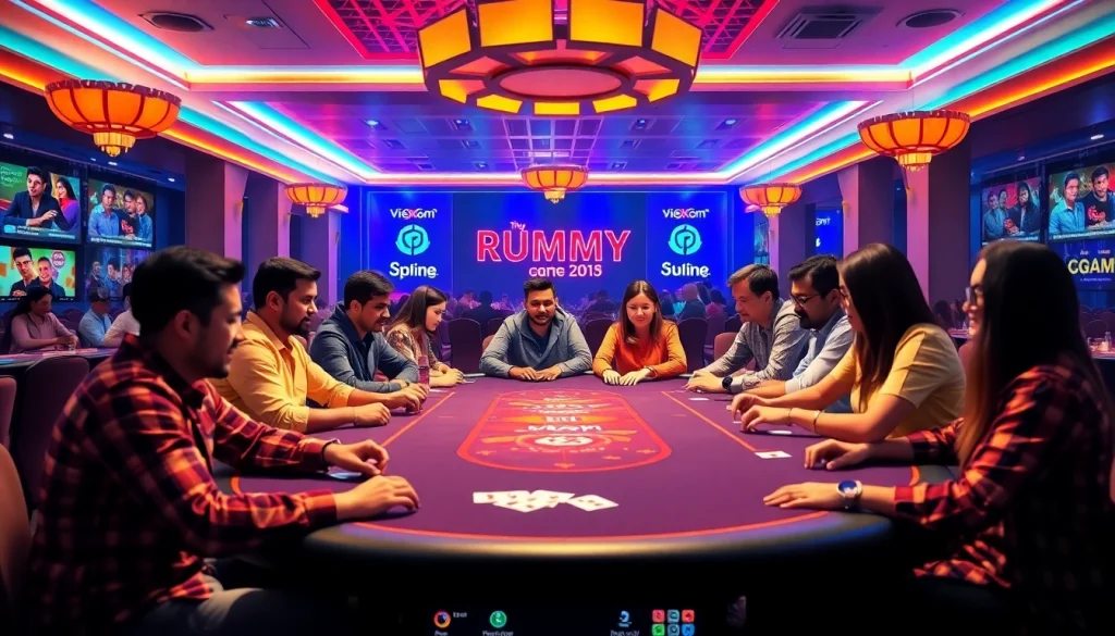 Rummy nabob showcases players enjoying engaging online rummy games with excitement and competition.