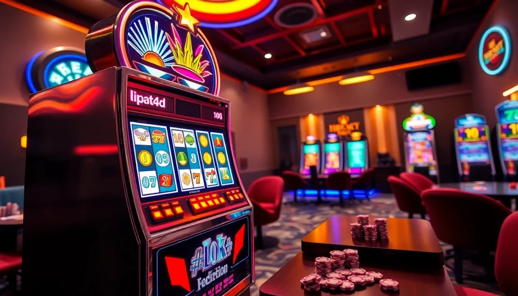 Menangkan hadiah besar dengan lipat4d slot mesin di arena permainan yang ceria.