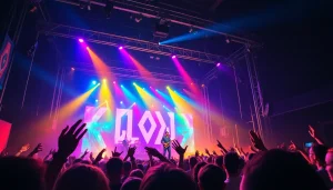 wadupnaija features Blaqbonez performing live, showcasing vibrant lights and an energetic crowd.