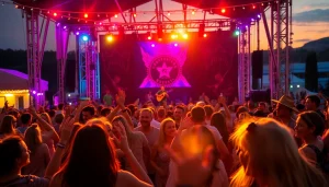 See the vibrant energy of country music at https://mycountry955.com festival in Casper, Wyoming.