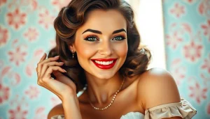 Catch a glimpse of vintage allure with an illustration inspired by https://www.esquirevargas.com's pin-up artistry.