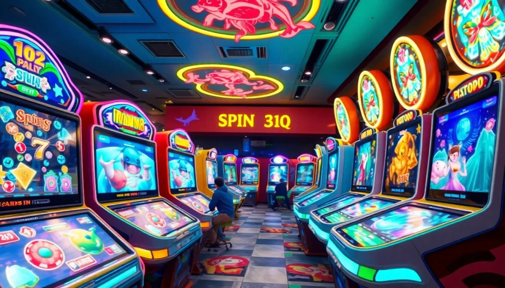 Permainan koi800 game yang menyenangkan dengan grafik berwarna-warni dan suasana arcade digital yang hidup.