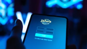 Access the exciting Jalwa game login interface for smooth gaming experiences on your mobile.